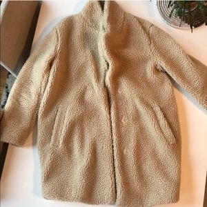 H&M teddy coat